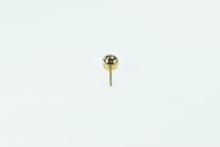 Load image into Gallery viewer, 10K Classic Round Sphere Ball Single Vintage Earring Yellow Gold