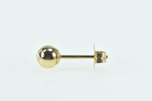 Load image into Gallery viewer, 10K Classic Round Sphere Ball Single Vintage Earring Yellow Gold