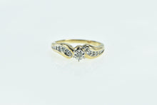 Load image into Gallery viewer, 10K Vintage Diamond Classic Bypass Promise Ring Yellow Gold