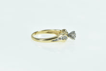 Load image into Gallery viewer, 10K Vintage Diamond Classic Bypass Promise Ring Yellow Gold