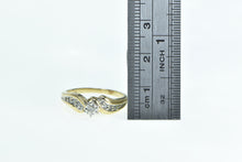 Load image into Gallery viewer, 10K Vintage Diamond Classic Bypass Promise Ring Yellow Gold