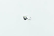 Load image into Gallery viewer, 14K 0.20 Ct Diamond Solitaire Classic Round Vintage Pendant White Gold