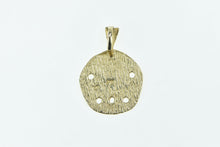 Load image into Gallery viewer, 14K Sand Dollar Sea Shell Ocean Motif Beach Charm/Pendant Yellow Gold