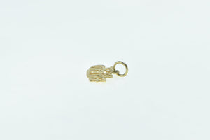 14K Best Friend Word Cut Out Friendship Love Charm/Pendant Yellow Gold