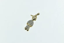 Load image into Gallery viewer, 14K Two Tone Diamond Little Boy Son Mother&#39;s Day Charm/Pendant Yellow Gold