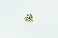 Load image into Gallery viewer, 14K Diamond Cut Heart Love Symbol Vintage Single Earring Yellow Gold