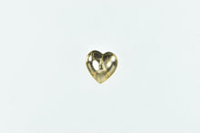 Load image into Gallery viewer, 14K Diamond Cut Heart Love Symbol Vintage Single Earring Yellow Gold