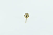 Load image into Gallery viewer, 14K Round Pink Topaz Vintage Single Solitaire Stud Earring Yellow Gold