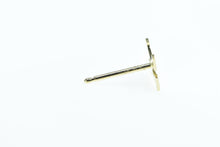 Load image into Gallery viewer, 14K L Letter Initial Monogram Name Single Stud Earring Yellow Gold