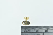 Load image into Gallery viewer, 14K Sand Dollar Sea Shell Ocean Motif Beach Single Earring Yellow Gold