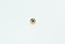 Load image into Gallery viewer, 14K 5.9mm Ball Sphere Round Single Stud Earring Yellow Gold