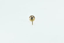 Load image into Gallery viewer, 14K 5.9mm Ball Sphere Round Single Stud Earring Yellow Gold