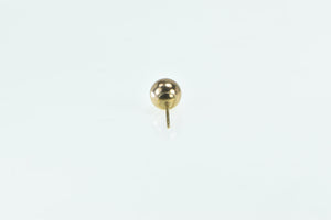 14K 5.9mm Ball Sphere Round Single Stud Earring Yellow Gold