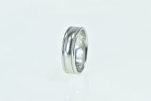 Load image into Gallery viewer, Platinum 6.5mm Vintage Classic Men&#39;s Wedding Band Ring