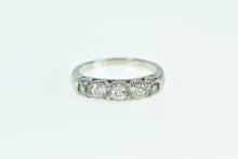 Load image into Gallery viewer, 14K 1940&#39;s 0.73 Ctw OEC Diamond Vintage Wedding Ring White Gold