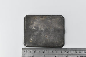 Sterling Silver Elgin Pinstripe Monogram Cigarette Case
