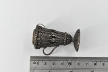 Load image into Gallery viewer, Sterling Silver Antique Filigree Shuman Small Candle Holder