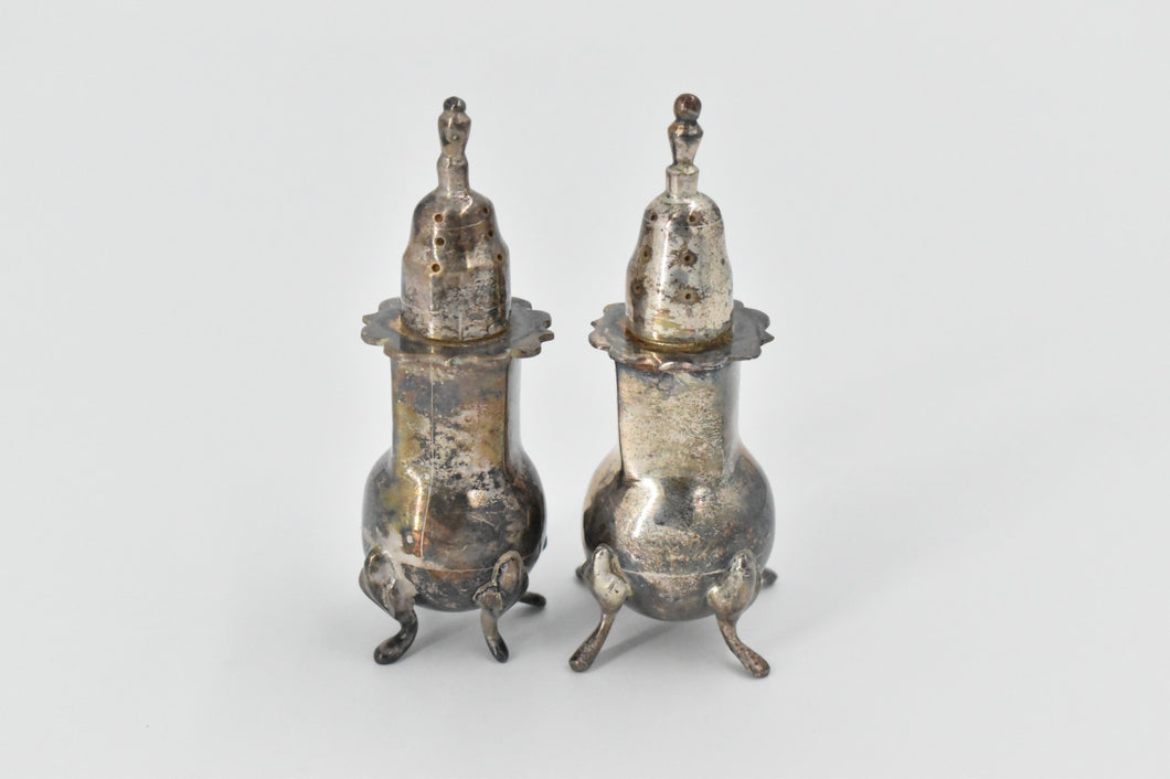 Sterling Silver Sanborns Mexico Vintage Salt & Pepper Shaker Set