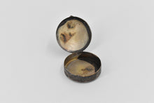 Load image into Gallery viewer, Sterling Silver Austrian Scroll Engraved Antique Round Pill Box
