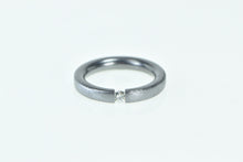 Load image into Gallery viewer, Platinum Modern Pressure Set Diamond Engagement Ring