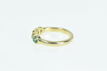 Load image into Gallery viewer, 14K Natural Emerald Diamond Classic Wedding Band Ring Yellow Gold