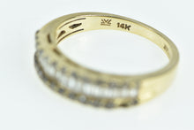 Load image into Gallery viewer, 14K LeVian Baguette Diamond Wedding Band Ring Yellow Gold