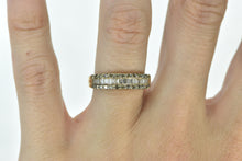 Load image into Gallery viewer, 14K LeVian Baguette Diamond Wedding Band Ring Yellow Gold