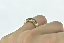 Load image into Gallery viewer, 14K LeVian Baguette Diamond Wedding Band Ring Yellow Gold