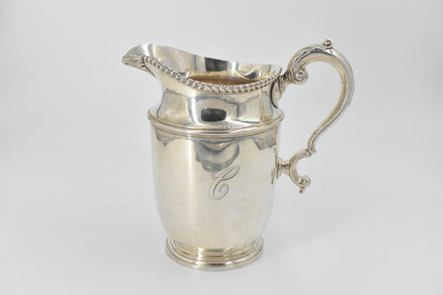 Sterling Silver Tiffany & Co 4 1/4 Pint 22039 Monogrammed Pitcher