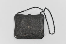 Load image into Gallery viewer, Sterling Silver Victorian Elaborate Scroll Monogram Wallet Purse