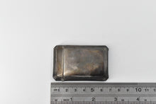 Load image into Gallery viewer, Sterling Silver Battin &amp; Co. Victorian Monogram Vesta Safe Match Case