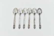 Load image into Gallery viewer, Sterling Silver Georg Jensen Acorn 6 pc Demitasse