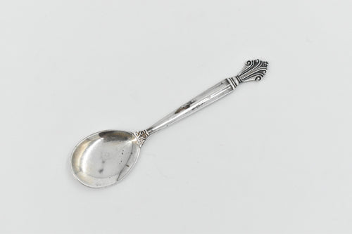 Sterling Silver Georg Jensen Acanthus Jelly Spoon