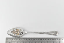 Load image into Gallery viewer, Sterling Silver 1815 London Repousse Berry Spoon