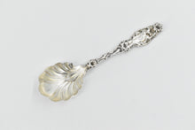Load image into Gallery viewer, Sterling Silver Whiting Lily Sugar Shell Spoon
