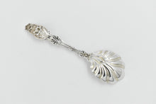 Load image into Gallery viewer, Sterling Silver Whiting Lily Sugar Shell Spoon