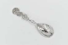 Load image into Gallery viewer, 800 Silver Antique Floral Rose Berry Spoon