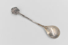 Load image into Gallery viewer, Sterling Silver Royal Coat of Arms Swedish Enamel Souvenir Spoon