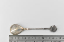 Load image into Gallery viewer, Sterling Silver Royal Coat of Arms Swedish Enamel Souvenir Spoon