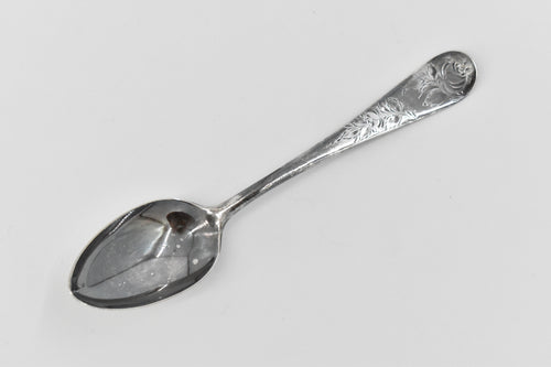 Sterling Silver Edwards Rose Engraved Spoon