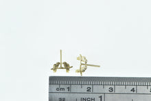 Load image into Gallery viewer, 14K Love Bird Romantic Turtle Dove Stud Earrings Yellow Gold