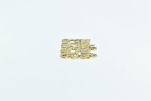 Load image into Gallery viewer, 14K Grandma of Twins Word Cut Out Cursive Heart Charm/Pendant Yellow Gold