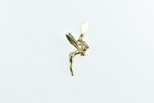 14K Walt Disney Prod Tinkerbell Pixie Character Charm/Pendant Yellow Gold