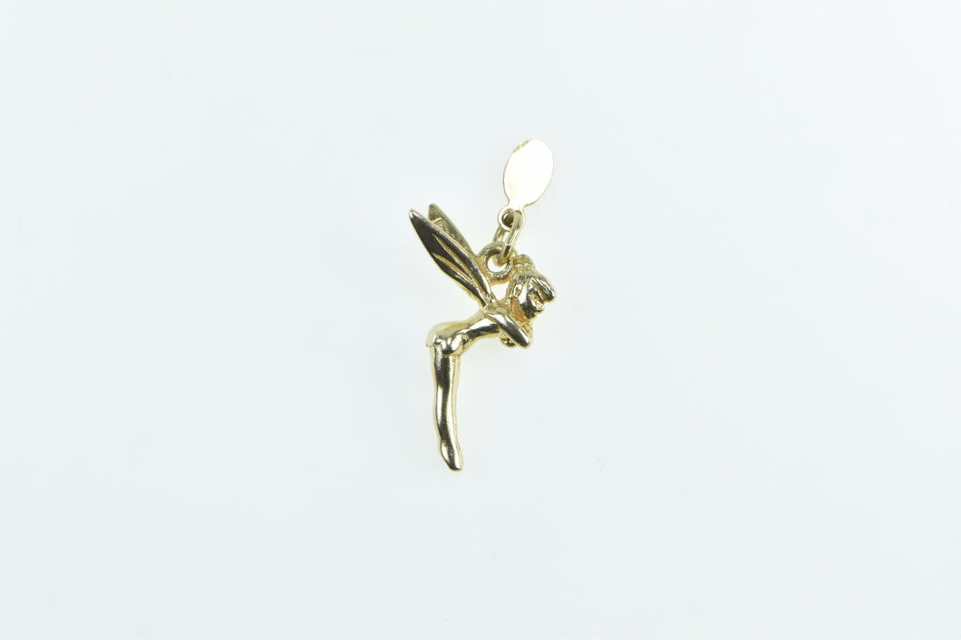 14K Walt Disney Prod Tinkerbell Pixie Character Charm/Pendant Yellow Gold
