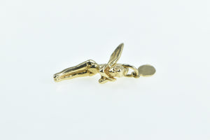 14K Walt Disney Prod Tinkerbell Pixie Character Charm/Pendant Yellow Gold