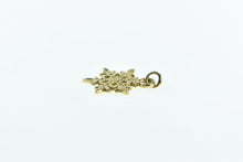 Load image into Gallery viewer, 14K Snow Flake Cold Winter Weather Holiday Season Charm/Pendant Yellow Gold