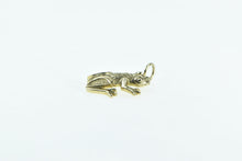Load image into Gallery viewer, 9K Frog Stylized Tropical Rainforest Animal Charm/Pendant Yellow Gold