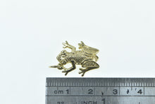 Load image into Gallery viewer, 9K Frog Stylized Tropical Rainforest Animal Charm/Pendant Yellow Gold