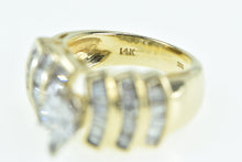 Load image into Gallery viewer, 14K 2.10 Ctw Marquise Diamond Vintage Engagement Ring Yellow Gold