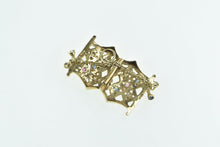 Load image into Gallery viewer, 14K Vintage 3D Purse Gemstone Hand Bag Fashion Pendant Yellow Gold